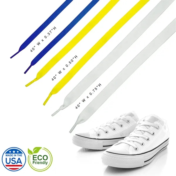 40" Eco-Friendly Custom Shoelaces... from ASI 31517 Admart Products / Admart Line