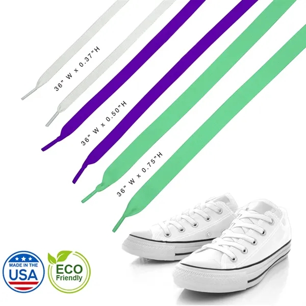 40" Eco-Friendly Custom Shoelaces... from ASI 31517 Admart Products / Admart Line