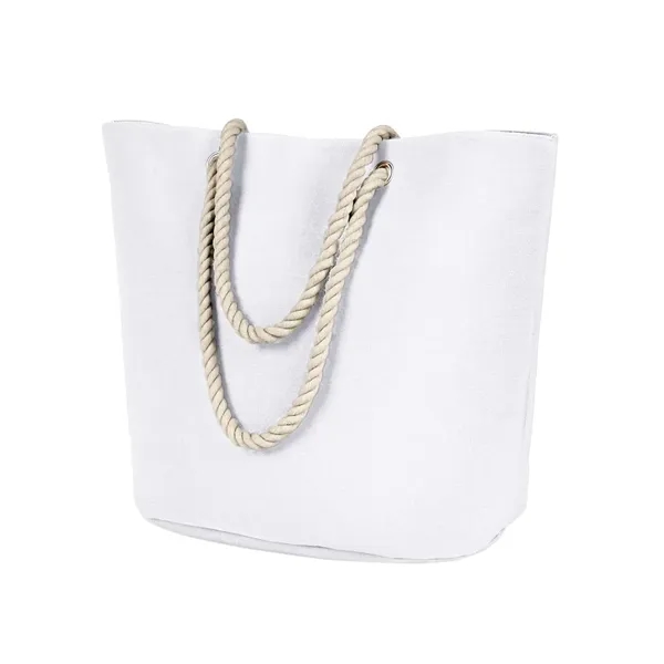 BAGedge Polyester Canvas Rope Tote... from ASI 84358 S&S Activewear