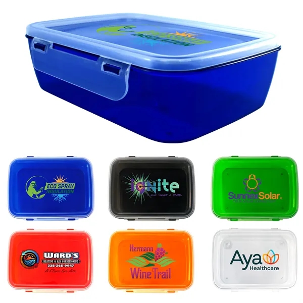 Full Color Clip Top Lunch Container... from ASI 30208 A P Specialties / AP Specialties