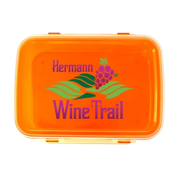 Full Color Clip Top Lunch Container... from ASI 30208 A P Specialties / AP Specialties