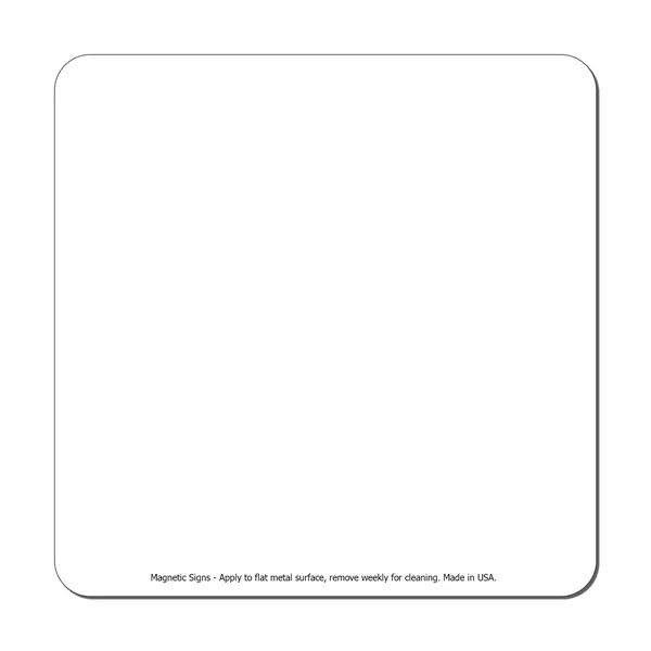 5"H x 5"W digitally imprinted square magnetic sign with round corners,... from ASI 54040 Fey Promo / Magna-Tel by Fey