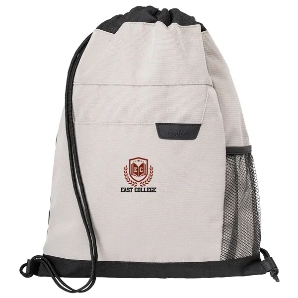 15.25" x 17" drawstring bag with side mesh pocket.... from ASI 39552 BEL Promo