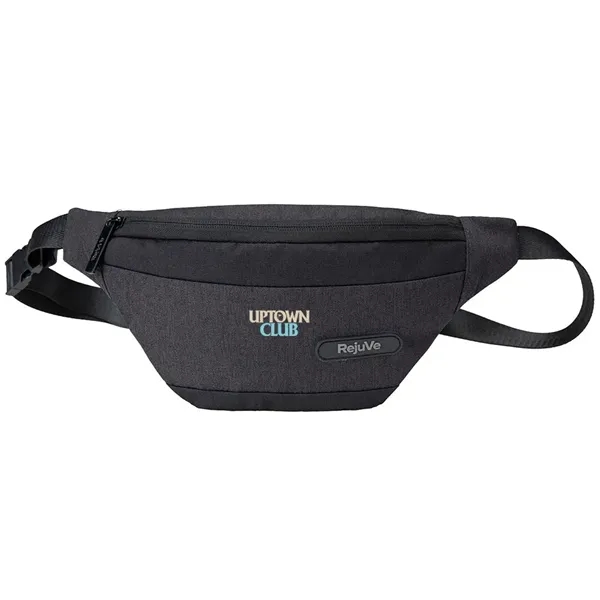 Two-tone waist fanny pack made from recycled material... from ASI 39552 BEL Promo