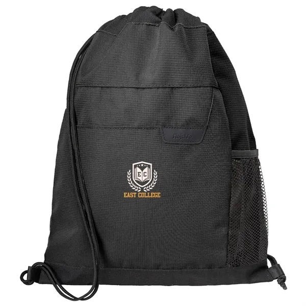 15.25" x 17" drawstring bag with side mesh pocket.... from ASI 39552 BEL Promo