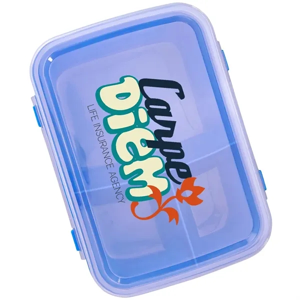 To-go lunch container with divisions and clip top.... from ASI 39552 BEL Promo
