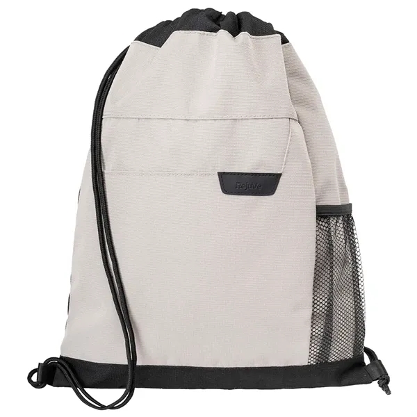 15.25" x 17" drawstring bag with side mesh pocket.... from ASI 39552 BEL Promo