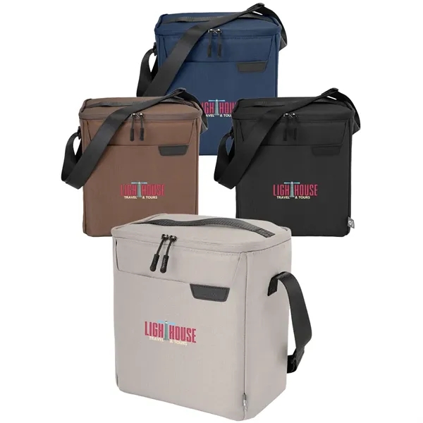 12-can heather insulated cooler bag made from rPET ripstop polyester.... from ASI 39552 BEL Promo