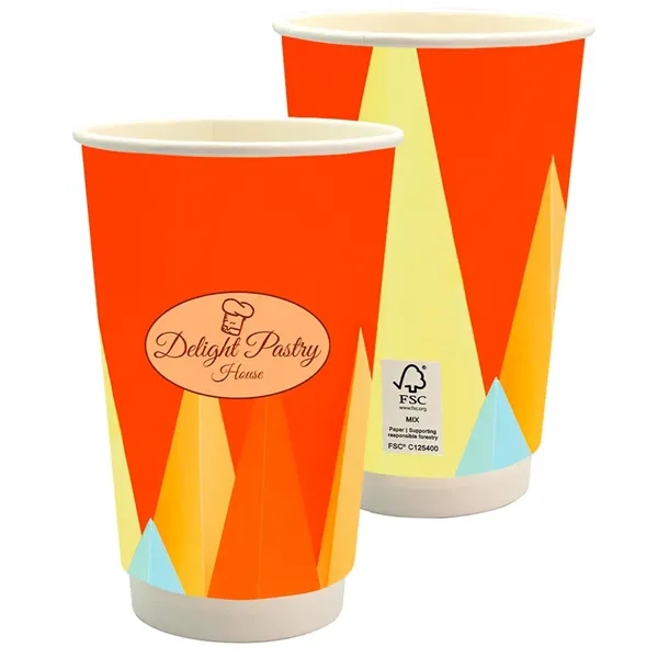 16 oz. paper cup with full-color imprinting.... from ASI 39552 BEL Promo