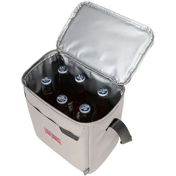 12-can heather insulated cooler bag made from rPET ripstop polyester.... from ASI 39552 BEL Promo