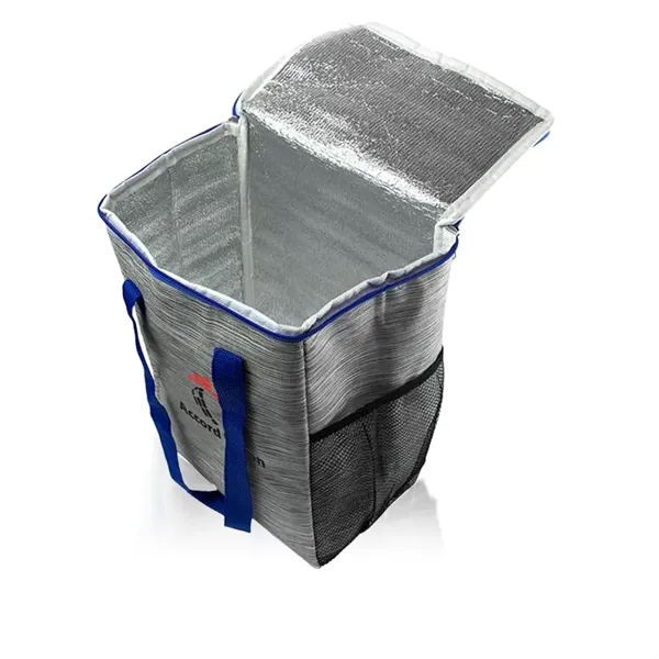 Gift set with an insulated cooler tote bag and soup mug... from ASI 39552 BEL Promo