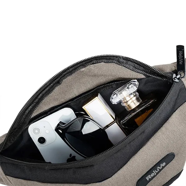 Two-tone waist fanny pack made from recycled material... from ASI 39552 BEL Promo