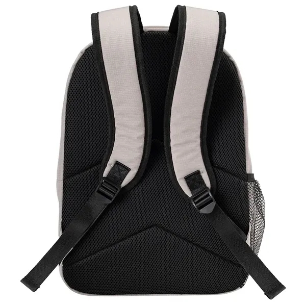 Recycled heather backpack with 13.5" laptop sleeve and two organizer pockets.... from ASI 39552 BEL Promo
