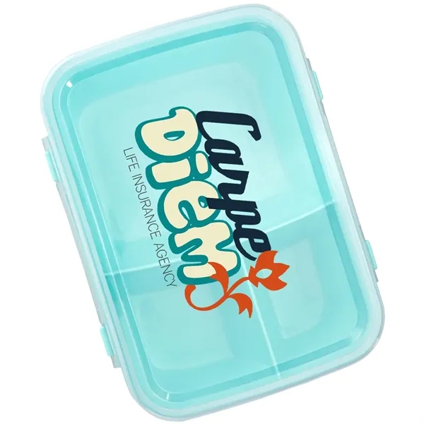 To-go lunch container with divisions and clip top.... from ASI 39552 BEL Promo