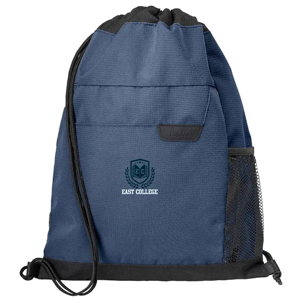15.25" x 17" drawstring bag with side mesh pocket.... from ASI 39552 BEL Promo