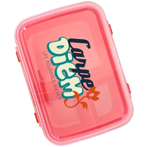 To-go lunch container with divisions and clip top.... from ASI 39552 BEL Promo
