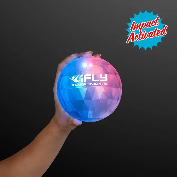 Blank or imprinted. Light weight, air filled blue LED Toy Balls.... from ASI 34194 ALightPromos / Alight Promotional Products