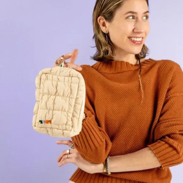 Lil Biz Pouch - Cloud Quilted Nylon - 6.5" X 4.5"... from ASI 74710 Numo