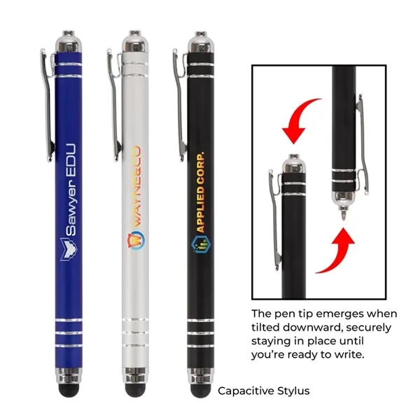 Ritchey Recycled Aluminum Gravity Pen & Stylus... from ASI 67866 Logomark/Valumark