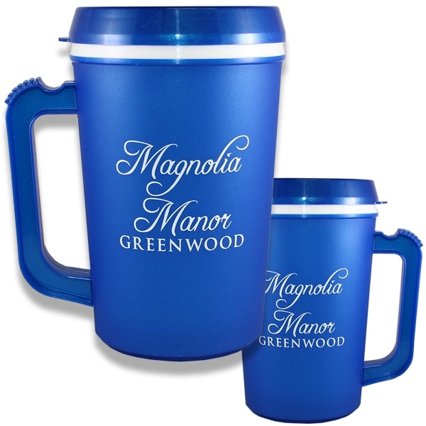 Thermal travel mug with matte finish.... from ASI 35745 American Zebra Line/AZL