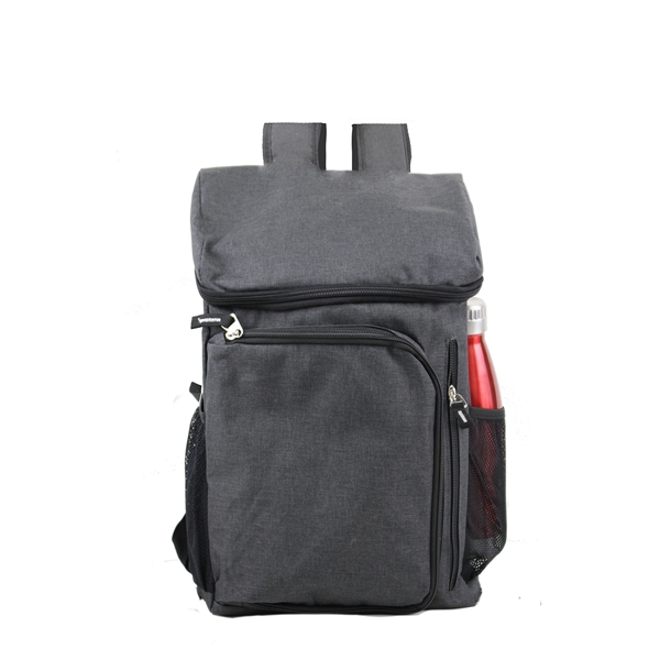 5" x 10.5" x 17" polyester laptop backpack with wide mouth... from ASI 37980 Bagworld