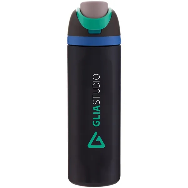 24 oz double wall 18/8 stainless steel thermal bottle with copper... from ASI 51197 ETS Express, LLC