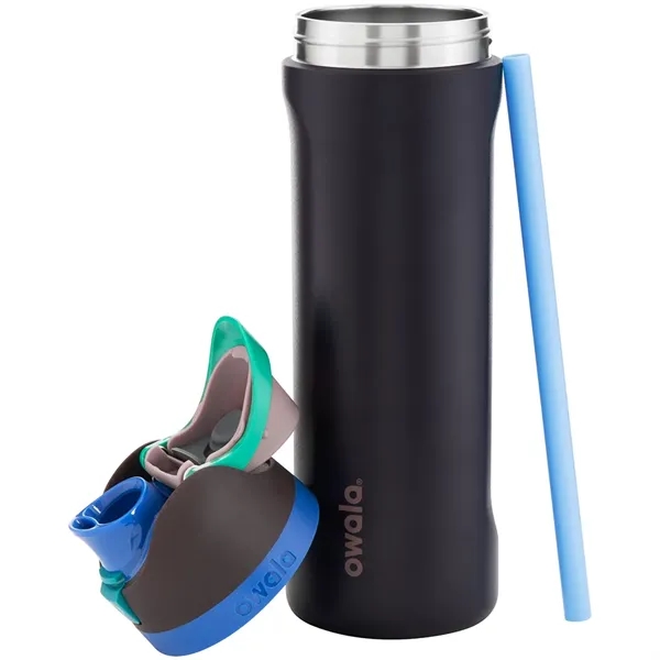 24 oz double wall 18/8 stainless steel thermal bottle with copper... from ASI 51197 ETS Express, LLC