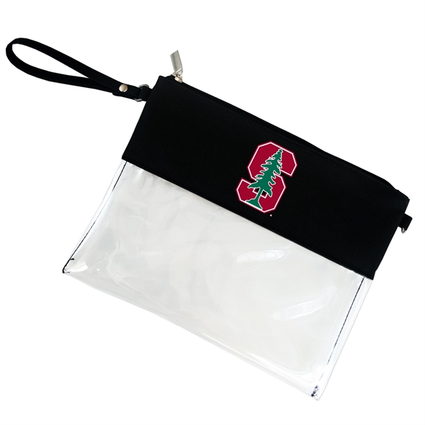 Clear security zippered pouch easily connects to a messenger bag to... from ASI 40544 Binaco / Binaline