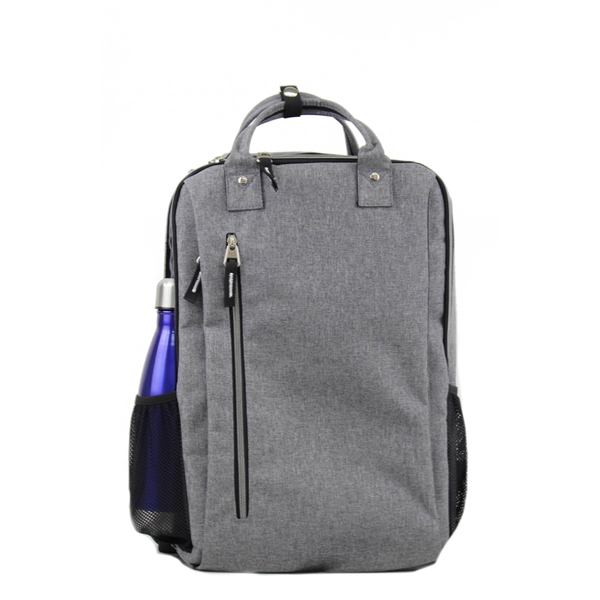 17" x 11.5" x 5" laptop backpack with zipper closure, easy... from ASI 37980 Bagworld