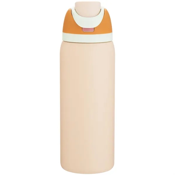 32 oz double wall 18/8 stainless steel thermal bottle with copper... from ASI 51197 ETS Express, LLC