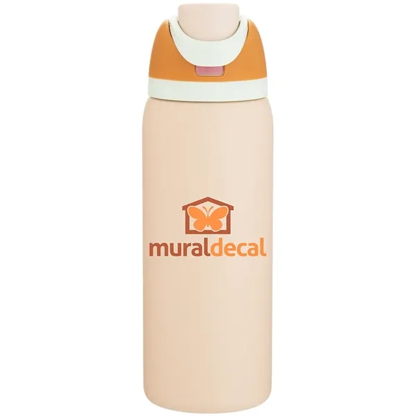 32 oz double wall 18/8 stainless steel thermal bottle with copper... from ASI 51197 ETS Express, LLC