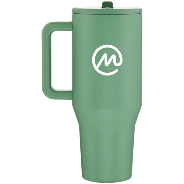 40 oz double wall 18/8 stainless steel thermal tumbler with copper... from ASI 51197 ETS Express, LLC