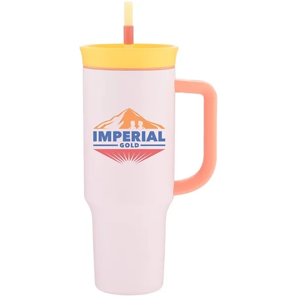 40 oz double wall 18/8 stainless steel thermal bottle with copper... from ASI 51197 ETS Express, LLC