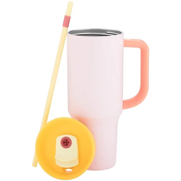 40 oz double wall 18/8 stainless steel thermal bottle with copper... from ASI 51197 ETS Express, LLC