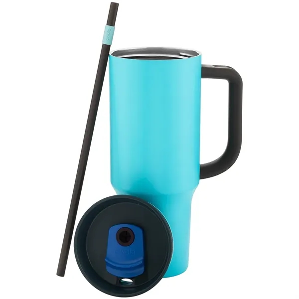 40 oz double wall 18/8 stainless steel thermal bottle with copper... from ASI 51197 ETS Express, LLC