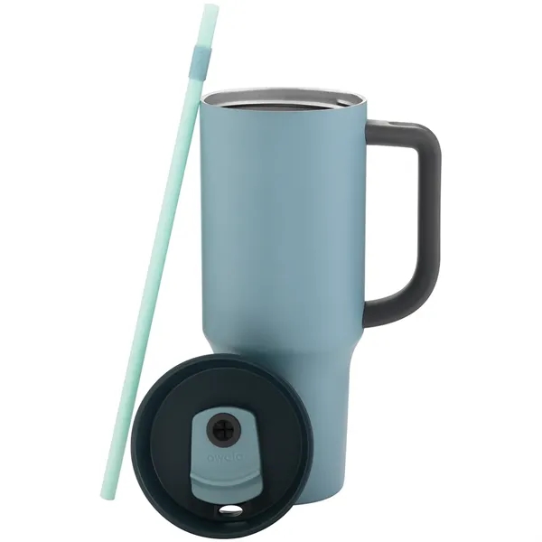 40 oz double wall 18/8 stainless steel thermal bottle with copper... from ASI 51197 ETS Express, LLC