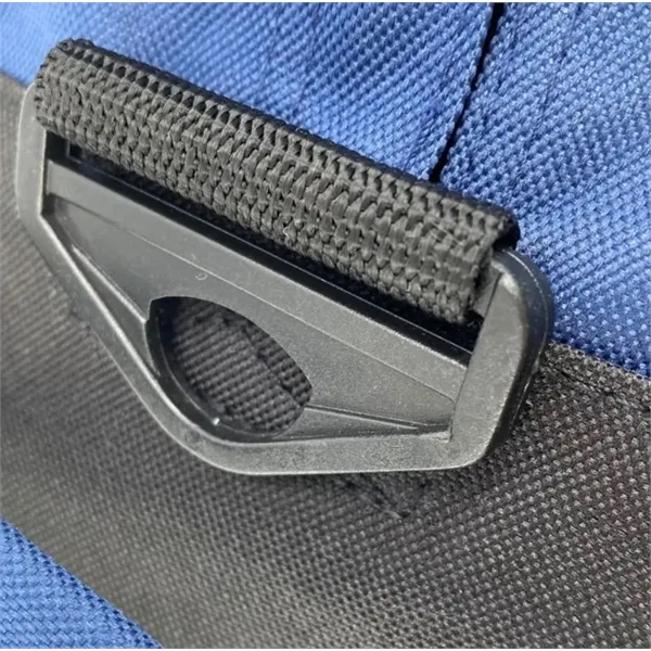 Contrasting black bottom,Black detachable/adjustable strap,Top and side grip handles,Front zipper pocket... from ASI 72657 Active Life Promo / Active Life