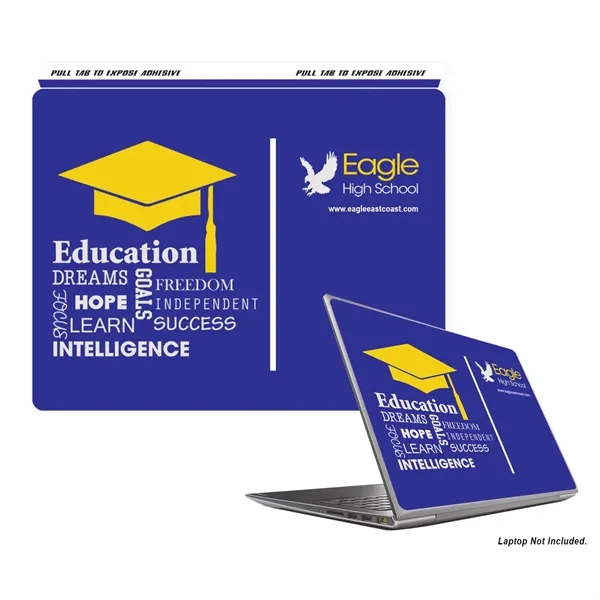 9" x 11.5" peel-and-stick skin for a laptop.... from ASI 61125 Hit Promotional Products / Hit®