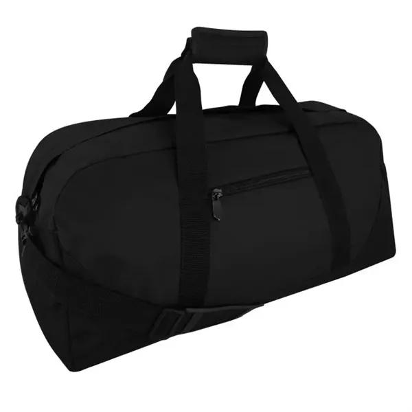 Contrasting black bottom,Black detachable/adjustable strap,Top and side grip handles,Front zipper pocket... from ASI 72657 Active Life Promo / Active Life