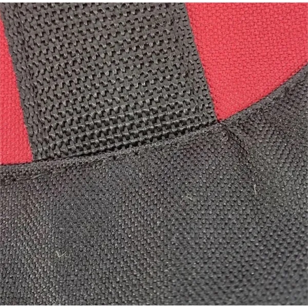 Contrasting black bottom,Black detachable/adjustable strap,Top and side grip handles,Front zipper pocket... from ASI 72657 Active Life Promo / Active Life