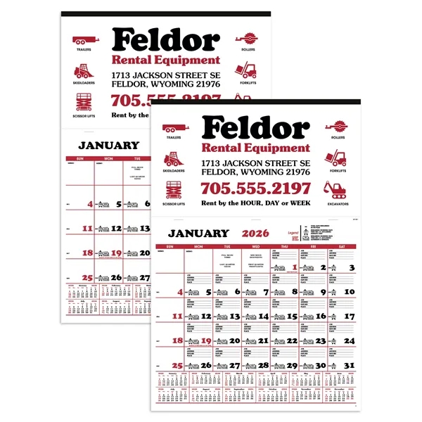 Contractor's Apron Calendar... from ASI 40480 Koozie Group