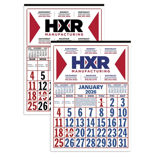 Commercial 12-Sheet Calendar... from ASI 40480 Koozie Group