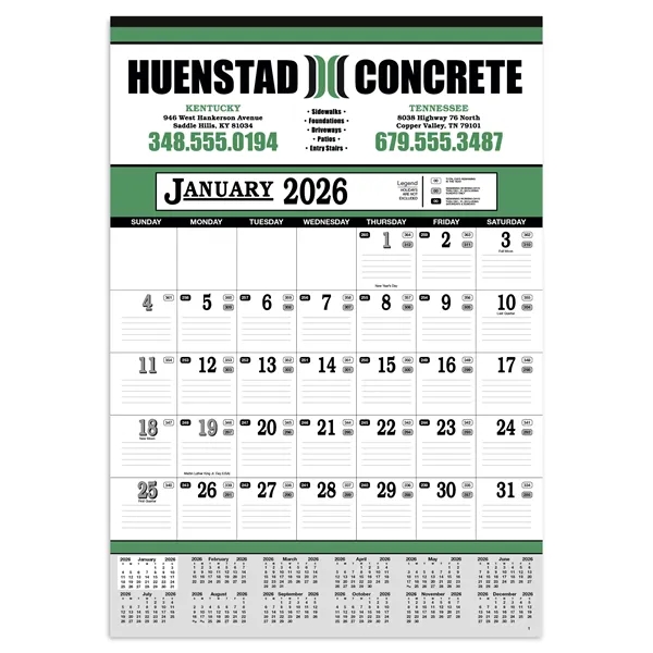 Contractor's 13-Sheet Calendar... from ASI 40480 Koozie Group