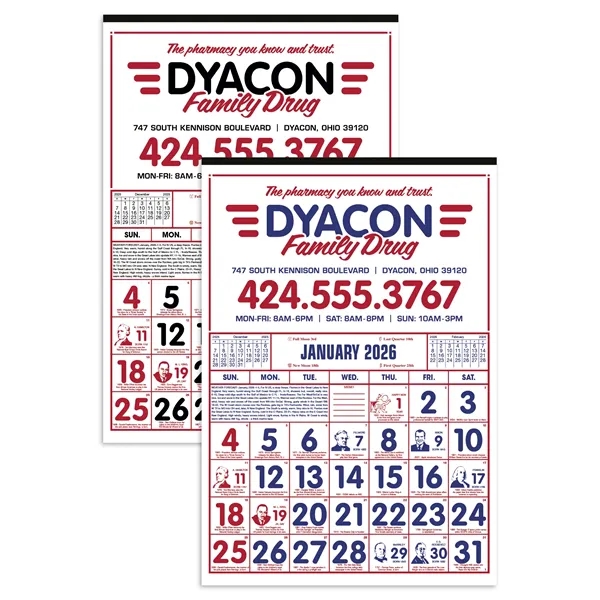 Commercial 12-Sheet Calendar... from ASI 40480 Koozie Group