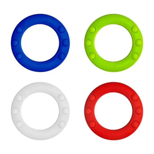 Silicone Wrist Disc with Pop Bubbles... from ASI 55675 Galaxy Balloons Inc