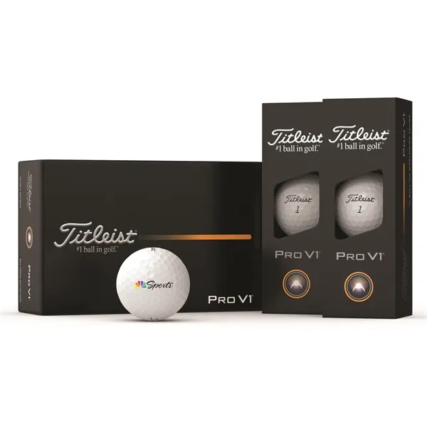 Titleist Pro V1 golf balls, box contains 6 white balls and... from ASI 38120 Ball Pro / Diversified Quality Kitchenware