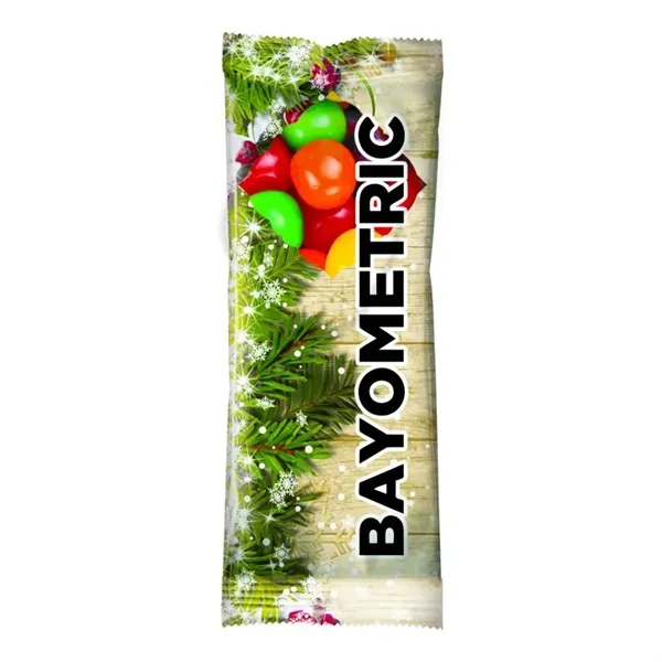 Full-color tube DigiBags filled with 3 oz. of fruit sours candy;... from ASI 44900 NC Custom (CI/Lanco) / Chocolate Inn