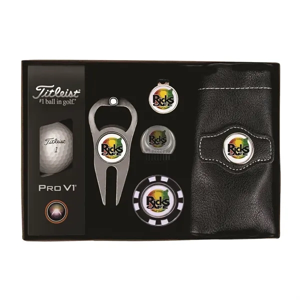 Golf kit with balls, a ball marker, divot tool, D Brush... from ASI 38120 Ball Pro / Diversified Quality Kitchenware