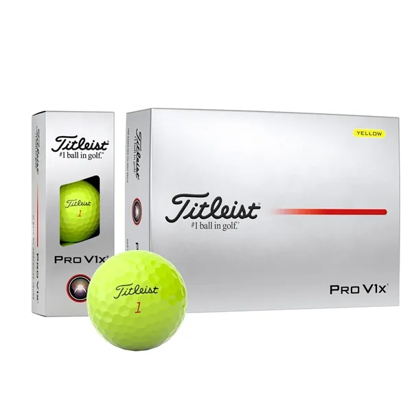 Titleist Pro V1X  Yellow Golf Balls. The Titleist Pro V1x... from ASI 38120 Ball Pro / Diversified Quality Kitchenware