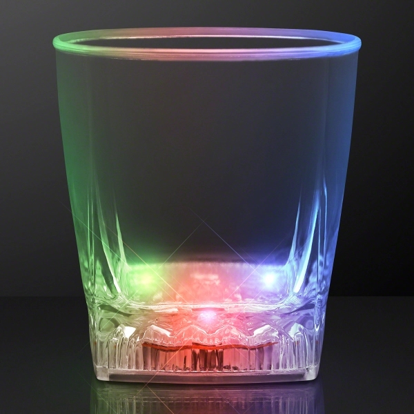 Blank or imprinted. Color Change LED Whiskey Glass.... from ASI 34194 ALightPromos / Alight Promotional Products